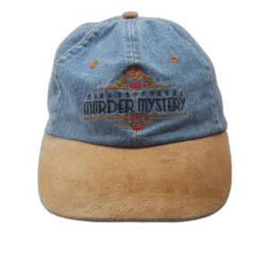 Circus Circus Murder Mystery Denim Blue Strapback Cap
